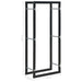 Firewood Rack Black 44x20x100 Cm Steel Xnaibb