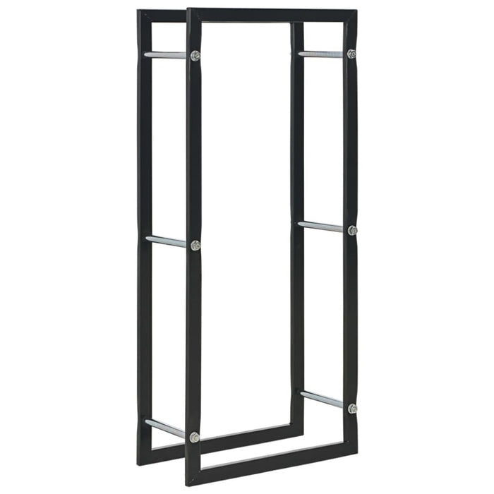 Firewood Rack Black 44x20x100 Cm Steel Xnaibb