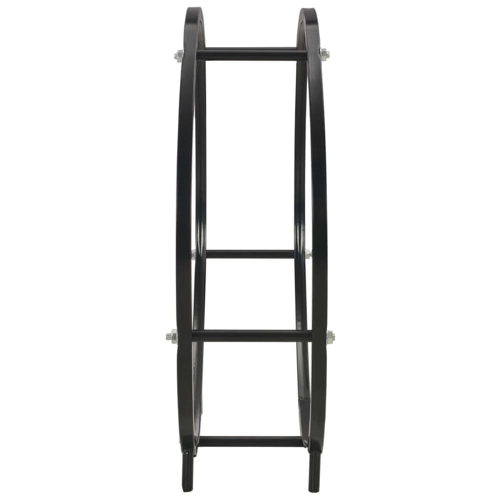 Firewood Rack Black 70x20x70 Cm Steel Xnaibo