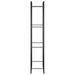 Firewood Rack Matt Black 50x28x132 Cm Steel Tpbtbl