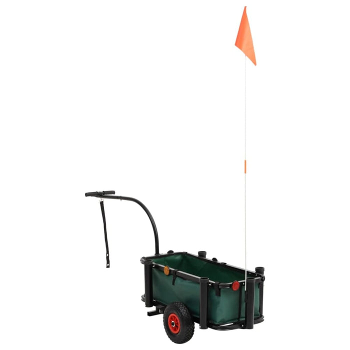 Fishing Trolley With Bag Black Steel Optlba