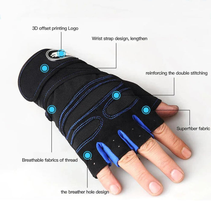 Fitness Gloves For Cycling And Weight Lifting