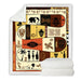 Fleece Blanket Ancient Egyptian civilization Throw