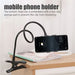 Flexible Gooseneck Smartphone Holder For Bed Desk And Table