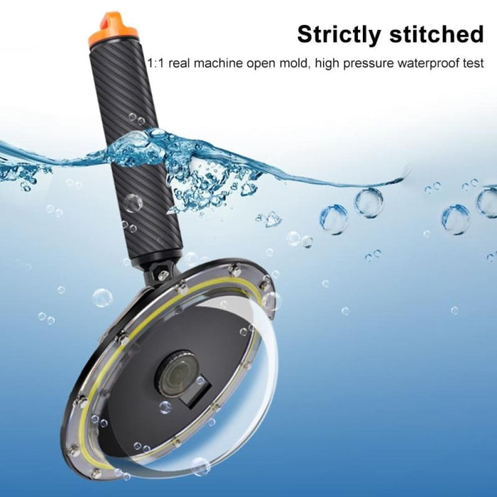 Floating Hand Grip Dome Port Underwater Diving Camera Lens