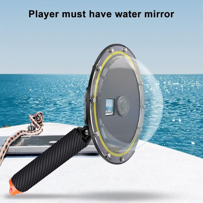 Floating Hand Grip Dome Port Underwater Diving Camera Lens