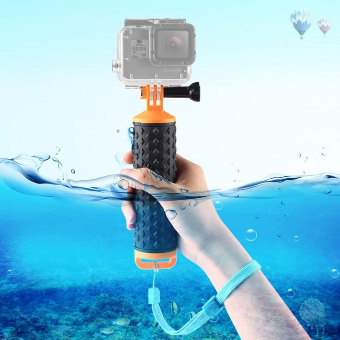 Floating Handle Hand Grip Buoyancy Rods With Strap For Gopro