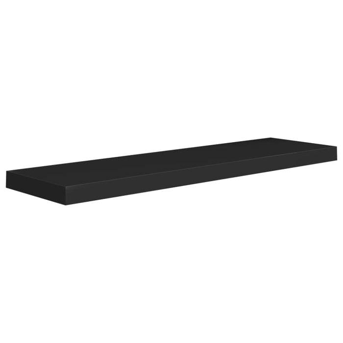 Floating Wall Shelf Black Mdf Txtntn