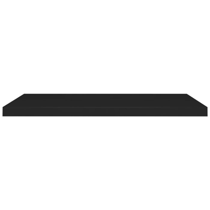 Floating Wall Shelf Black Mdf Txtntn