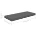 Floating Wall Shelf Glossy Look Grey Mdf Txtikb