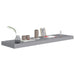 Floating Wall Shelf Grey Mdf Txtnpk