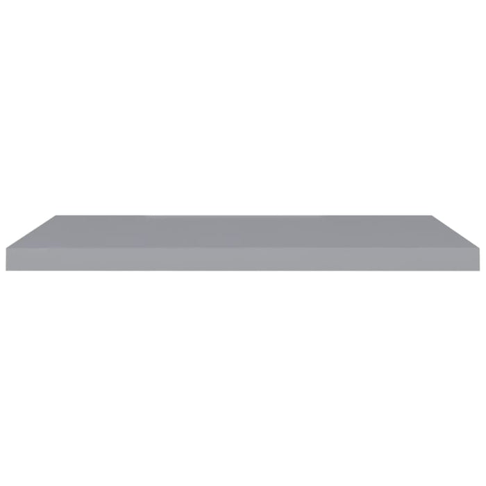 Floating Wall Shelf Grey Mdf Txtnpk