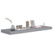 Floating Wall Shelf Grey Mdf Txtnpl