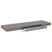 Floating Wall Shelf Grey Mdf Txtnpl