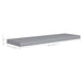 Floating Wall Shelf Grey Mdf Txtnpl