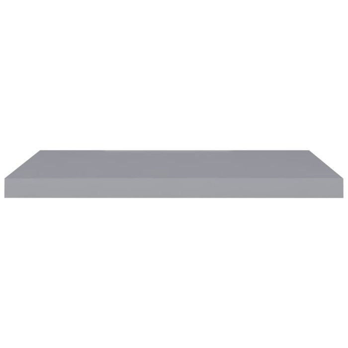 Floating Wall Shelf Grey Mdf Txtnpl