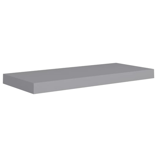 Floating Wall Shelf Grey Mdf Txtnpt