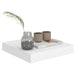 Floating Wall Shelf White Mdf Txtnbx