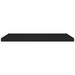 Floating Wall Shelves 2 Pcs Black Mdf Txtntk