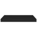 Floating Wall Shelves 2 Pcs Black Mdf Txtntt