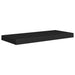 Floating Wall Shelves 2 Pcs Black Mdf Txtntt