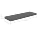 Floating Wall Shelves 2 Pcs Glossy Look Grey Mdf Txtika