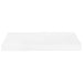 Floating Wall Shelves 2 Pcs Glossy Look White Mdf Txtial