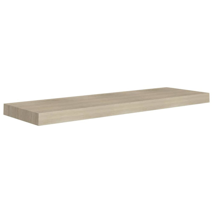 Floating Wall Shelves 2 Pcs Oak Mdf Txtnin