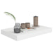 Floating Wall Shelves 2 Pcs White Mdf Txtnbl