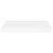 Floating Wall Shelves 2 Pcs White Mdf Txtnbl