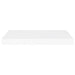 Floating Wall Shelves 2 Pcs White Mdf Txtnox