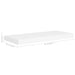 Floating Wall Shelves 2 Pcs White Mdf Txtnox