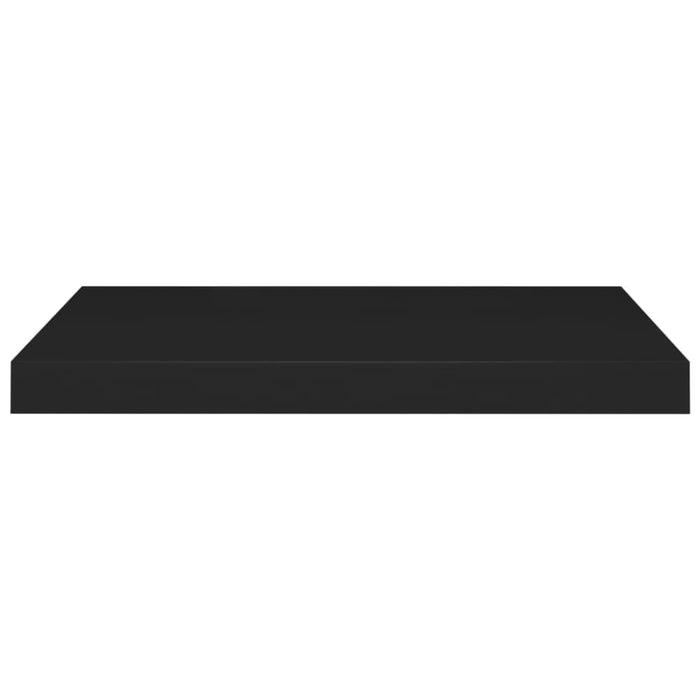 Floating Wall Shelves 4 Pcs Black Mdf Txtnta