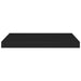 Floating Wall Shelves 4 Pcs Black Mdf Txtnta