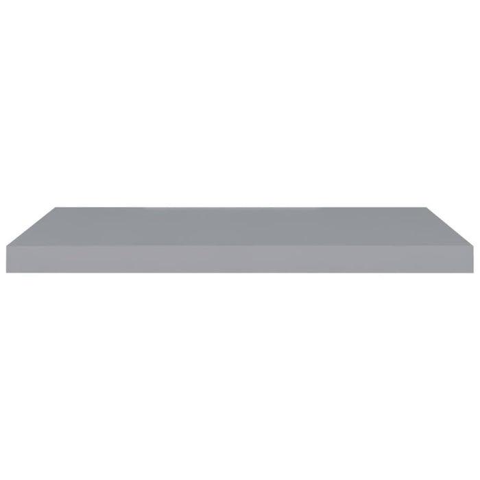 Floating Wall Shelves 4 Pcs Grey Mdf Txtnpn