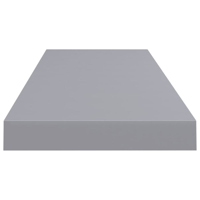 Floating Wall Shelves 4 Pcs Grey Mdf Txtnpn