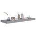 Floating Wall Shelves 4 Pcs Grey Mdf Txtnpn