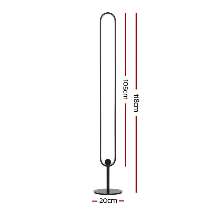 Goslash Picks Rgb Led Floor Lamp Colour Light Stand Corner