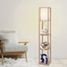 Goslash Picks Led Floor Lamp With Storage Shelf 3 Tier