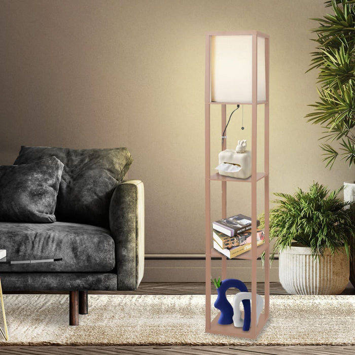 Goslash Picks Led Floor Lamp With Storage Shelf 3 Tier