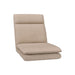 Floor Lounge Sofa Bed 1 Seater Linen Beige