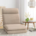 Floor Lounge Sofa Bed 1 Seater Linen Beige