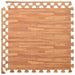 Floor Mats 6 Pcs Wood Grain Eva Foam