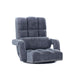 Floor Sofa Bed Lounge Chair Recliner Chaise Swivel Charcoal