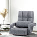 Floor Sofa Bed Lounge Chair Recliner Chaise Swivel Grey