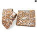 Floral Cotton Ties And Pocket Square Set For Business