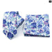 Floral Cotton Ties And Pocket Square Set For Business