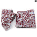 Floral Cotton Ties And Pocket Square Set For Business