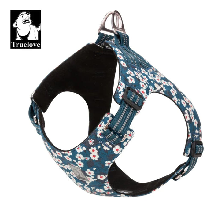 Floral Design Cotton Pet Harness