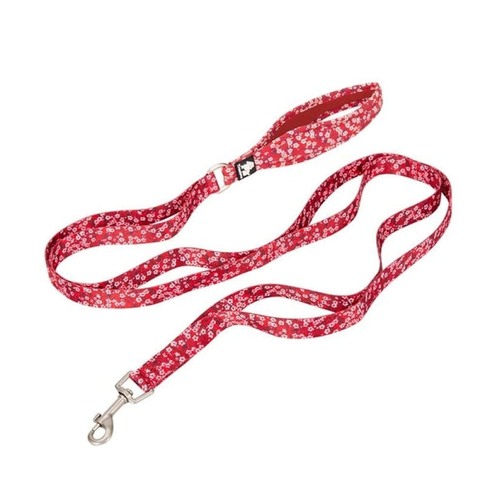 Floral Design Padded Handle Pet Leash